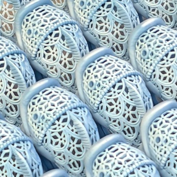Printuri pestisori filigran printati din rasina BlueCast X-WAX Filigree 500g - Filamente3D.ro