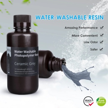 Avantaje rasina Elegoo Water Washable Ceramic Grey - Filamente3D.ro