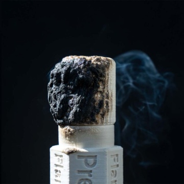 Piesa printata din rezerva filament 1.75 mm FormFutura ReFill Premium PLA Flame Retardant (inhibitor de flacara) Cram White 500g - stinsa - Filamente3D.ro