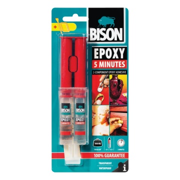 Adeziv 5 min Bison Epoxy bicomponent 2 x 12ml