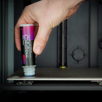 Aplicare Magigoo Supergrip pe placa texturata PEI - Filamente3D.ro