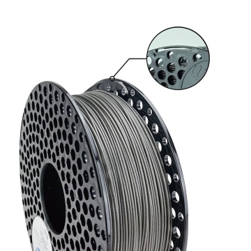 Detaliu rola filament AzureFilm PLA Original Anthracite 1kg - Filamente3D.ro