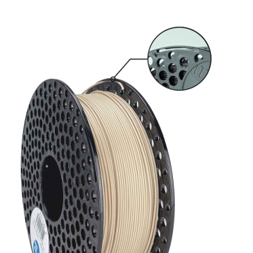 Detaliu rola filament AzureFilm PLA Original Champagne 1kg - Filamente3D.ro