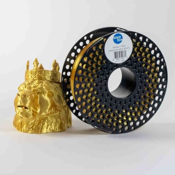 Rola si statueta printata din filament AzureFilm PLA Silk Gold 1kg - Filamente3D.ro