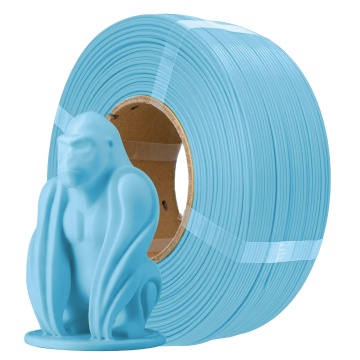 Filament 1.75 mm AzureFilm ReFill PLA Cyan (albastru) 1kg
