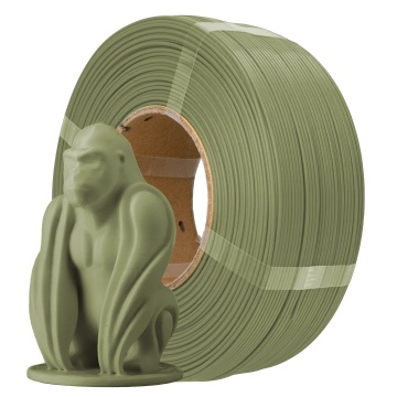 Filament 1.75 mm AzureFilm ReFill PLA Matte HS Army Green (verde) 1kg