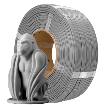 Filament 1.75 mm AzureFilm ReFill PLA Silver (argintiu) 1kg