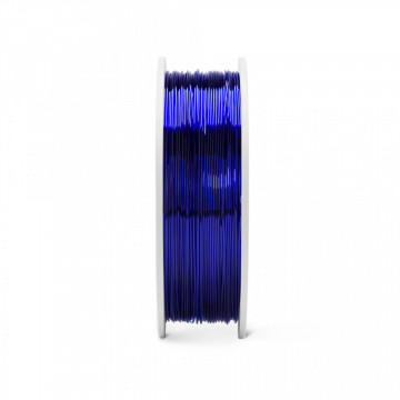 Lateral rola de filament Fiberlogy Easy PET-G Navy Blue Transparent 850g - Filamente3D.ro
