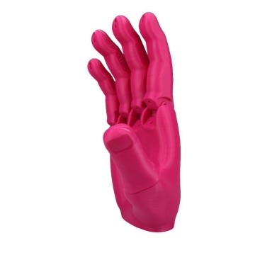 Mana printata din filament Fiberlogy FiberFlex 30D Pink 850g - Filamente3D.ro