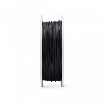 Lateral rola de filament Fiberlogy FiberWood Black 750g - Filamente3D.ro