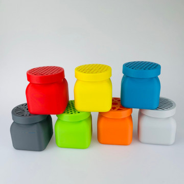 Recipiente printate din filament Fiberlogy PP Gray 750g si din alte culori - Filamente3D.ro
