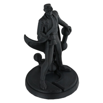 Statueta Polyman printata din filament 1.75 mm Polymaker Fiberon PPS-CF10 (negru) 3kg - Filamente3D.ro