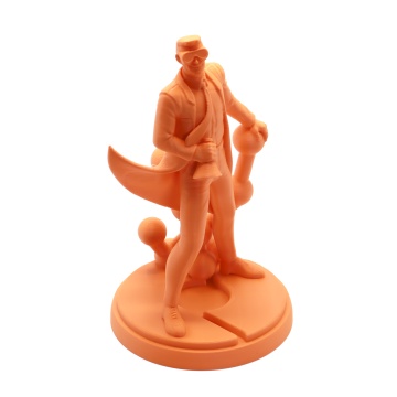 Statueta Polyman printata din filament Polymaker HT-PLA Orange 1kg - Filamente3D.ro