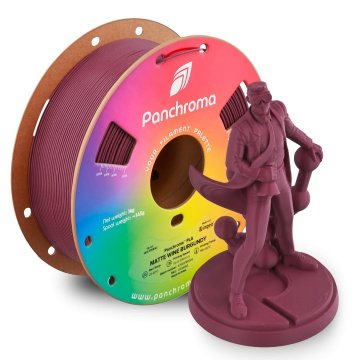 Statueta om de stiinta printat din rola de filament 1.75 mm Polymaker Panchroma PLA Matte Wine Burgundy 1kg si rola