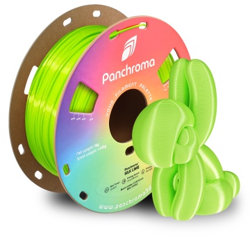Rola si iepuras printat din filament Polymaker Panchroma PLA Silk Lime - Filamente3D.ro