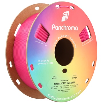 Rola vertical - filament Polymaker Panchroma PLA Translucent Magenta 1kg - Filamente3D.ro