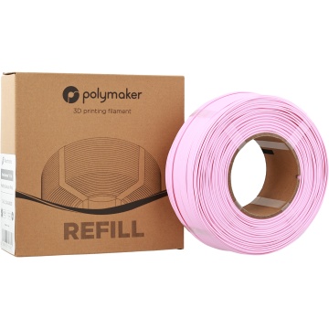 Cutie si rezerva de filament 1.75 mm Polymaker Refill Panchroma PLA Matte Sakura Pink 1kg - Filamente3D.ro