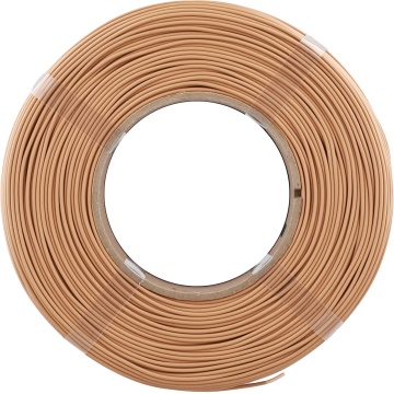 Vedere frontala rezerva de filament 1.75 mm Polymaker Refill Panchroma PLA Matte Wood Brown 1kg - Filamente3D.ro