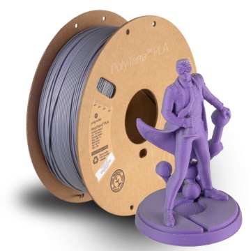 Filament 1.75 mm PolyTerra PLA Dual Foggy Purple (Grey-Purple) 1kg