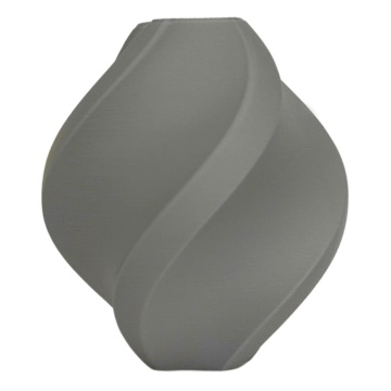 Vaza printata din filament 1.75 mm Professional Lab PLA Plus Gri 1kg - cu logo