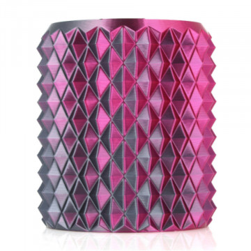Vaza printata din filament Rosa3D Refill PLA Magic Silk Mistic Purple 1kg - Filamente3D.ro