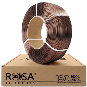 Filament 1.75 mm Rosa 3D ReFill PLA Silk Bronze (bronz) 1kg