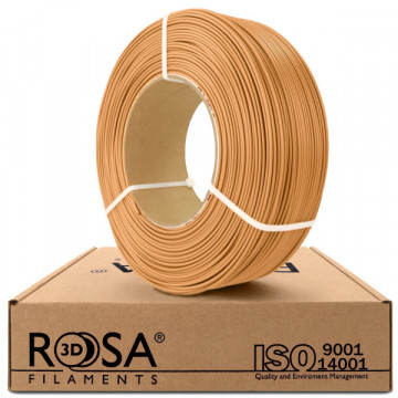 Filament 1.75 mm Rosa 3D ReFill PLA Starter Light Brown (maro) 1kg