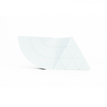 Mostra printata din filament 1.75 mm SmartFil PLA RECYCLED Cold White (alb) - RAL 9016 - 1kg - Filamente3D.ro