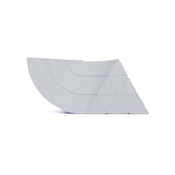 Mostra printata din filament 1.75 mm SmartFil PLA RECYCLED Light Gray (gri) - RAL 7035 - 1kg - Filamente3D.ro