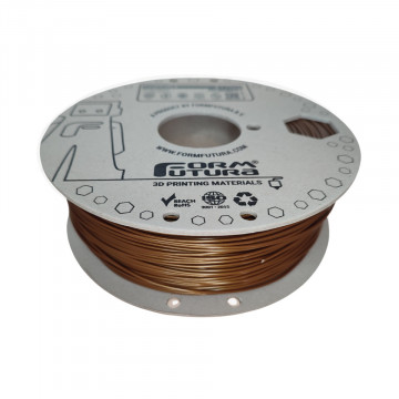 Rola reala de filament 1.75mm FormFutura EasyFil ePLA Pearl Bronze 1kg - Filamente3D.ro