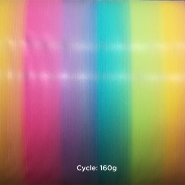 Ciclu rola Panchroma Gradient Luminous Rainbow – un curcubeu fosforescent, straluceste in intuneric - ideal pentru imprimare precisa - 1kg - Filamente3D.ro