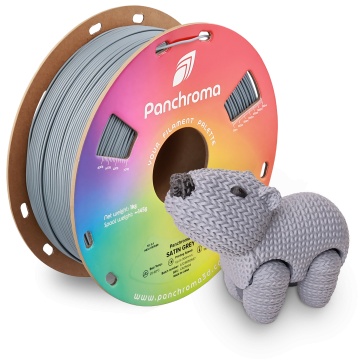 Rola si capibara printat din filament Polymaker Panchroma Satin Grey 1kg - Filamente3D.ro
