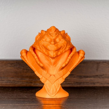 Monstrulet printat din filament Polymaker Panchroma Satin Orange 1kg - Filamente3D.ro