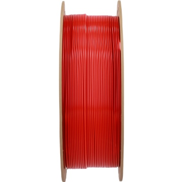 Lateral rola de filament 1.75 mm Polymaker PETG Red 1kg - Filamente3D.ro