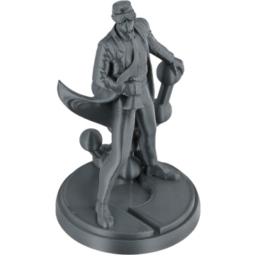 Statueta Polyman printata din filament 1.75 mm Polymaker PETG Silver 1kg - Filamente3D.ro