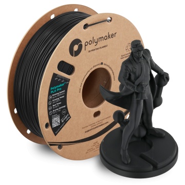 Rola si statueta printata din filament 1.75mm Polymaker PLA Pro - High Speed Tough PLA Black (negru) 1kg