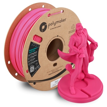 Rola si statueta printata din filament 1.75mm Polymaker PLA Pro - High Speed Tough PLA Magenta (magenta) 1kg