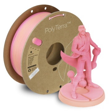 Filament 1.75mm Polymaker PolyTerra PLA Gradient Spring (Pink-Peach) 1kg