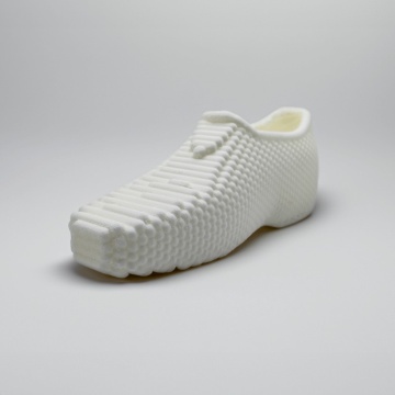 Vedere papuc printat din filament 1.75mm Recreus FilaFlex Foamy Denim 78A ... 51A (albastru) 600g - Filamente3D.ro