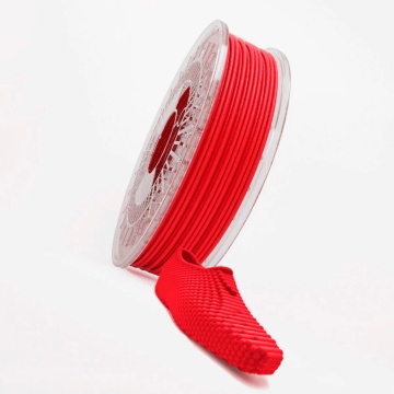 Filament 1.75mm Recreus FilaFlex Foamy Red 78A ... 51A (rosu) 750g