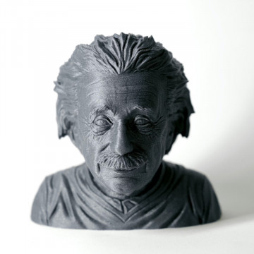 Statueta Einstein printata 3D din filament add north Textura Flare Rocky Grey 750g - Filamente3D.ro