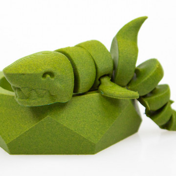 Rechin printat din filament ColorFabb StoneFill Moss Green 700g - Filamente3D.ro
