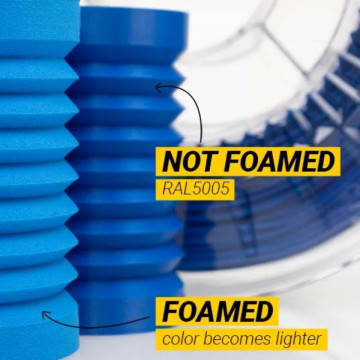 Printuri din filament ColorFabb Varioshore TPU Blue 700g - Filamente3D.ro