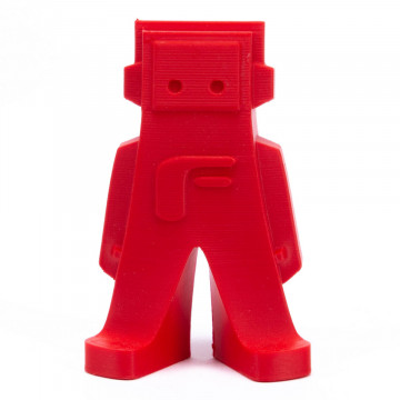 Statueta Fil printata 3D din filament FormFutura EasyFil ABS - Red (rosu) 750g - Filamente3D.ro