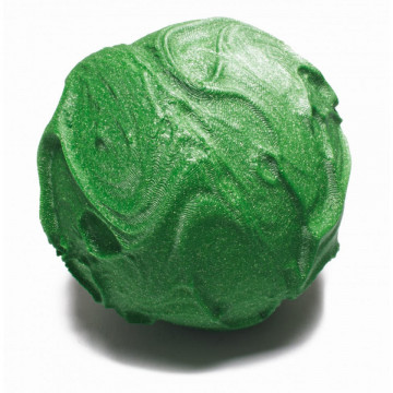 Bila printata 3D din filament FormFutura Galaxy PLA - Emerald Green (verde) 750g - Filamente3D.ro
