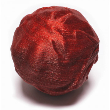Bila printata 3D din filament FormFutura Galaxy PLA - Ruby Red (rosu) 750g - Filamente3D.ro