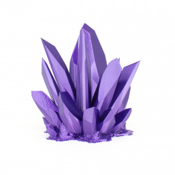 Cristal printat 3D din filament FormFutura High Gloss PLA Purple (violet) 750g - Filamente3D.ro