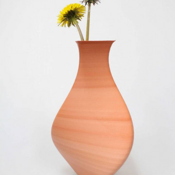 Vaza printata 3D din filament FormFutura StoneFil - Terracotta (caramida) 500g - Filamente3D.ro