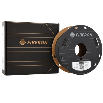 Rola si ambalaj filament 1.75mm Polymaker Fiberon PA6-CF20 Black (negru) 500g - Filamente3D.ro