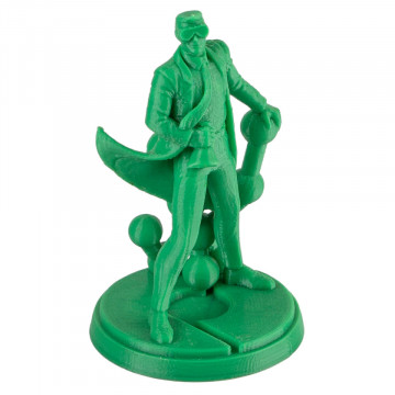 Statueta Polyman printata 3D din filament Polymaker PolyLite PETG Green (verde) 1kg - Filamente3D.ro